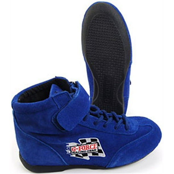 G-Force 0235115BU RaceGrip Blue Size-115 Mid-Top Racing Shoes